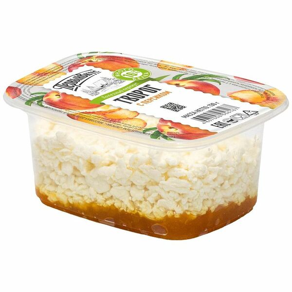 Творог Первый Вкус персик 6.5%