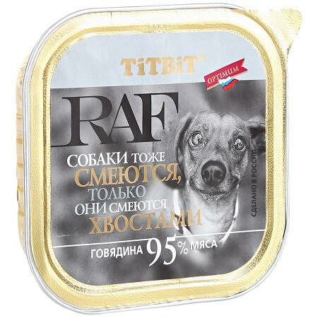 Корм для собак Titbit RAF Говядина