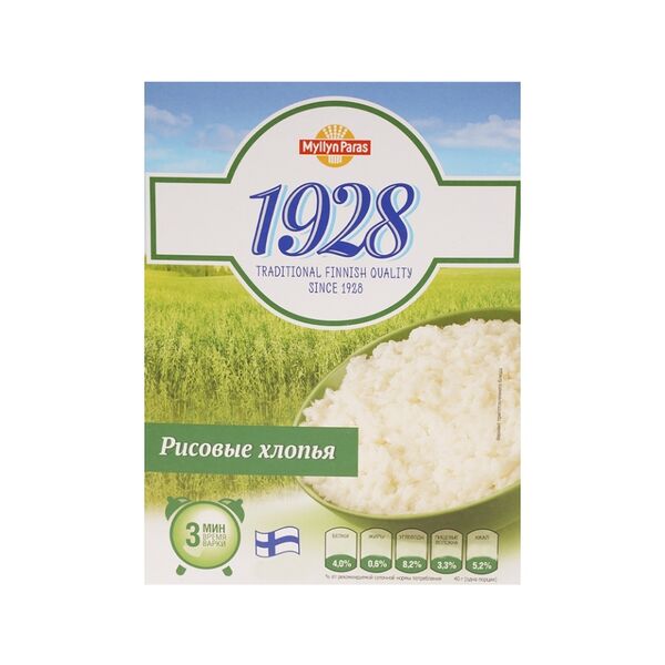 Хлопья рисовые Myllyn Paras
