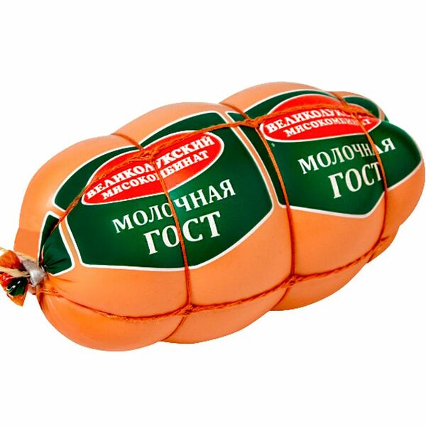 Колбаса варёная Великолукский МК Молочная, 500г