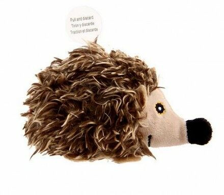 Игрушка GiGwi Ёжик со звуковым чипом для кошек 10 см