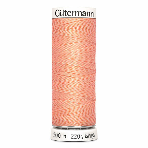 748277 Нить Sew-all для всех материалов, 200м, 100% п/э Gutermann(586 спелый персик)