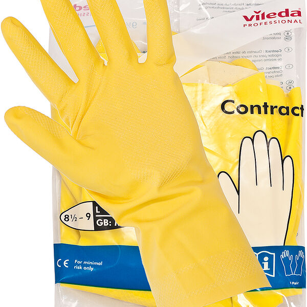 Перчатки хозяйственные M VILEDA