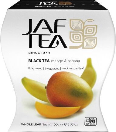 Чай JAF Манго Банан черн байх цейл лист аром 100г 