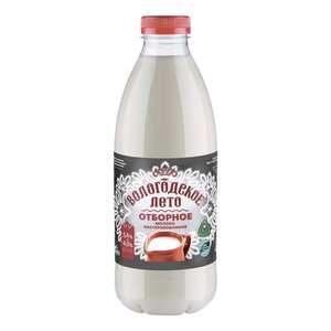 Молоко Вологодское лето Отборное пастеризованное 4% в Магнит со скидкой –15%