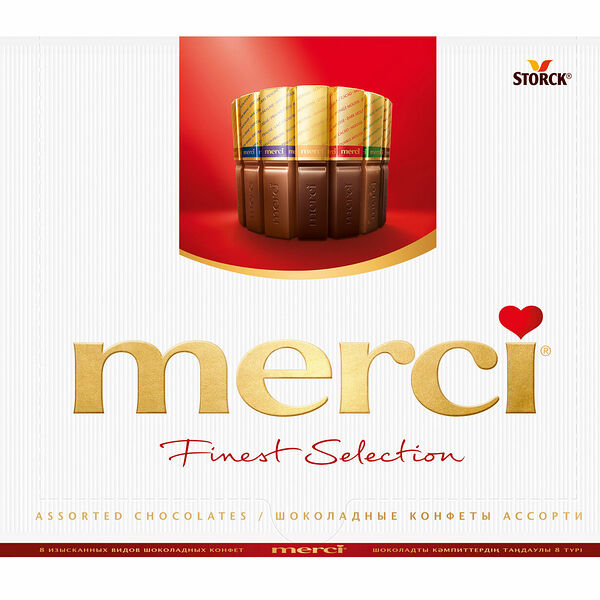 Набор шоколадных конфет Merci Ассорти 250г