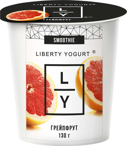 

Йогурт Liberty yogurt с грейпфрутом 2,9%, бзмж 130 г