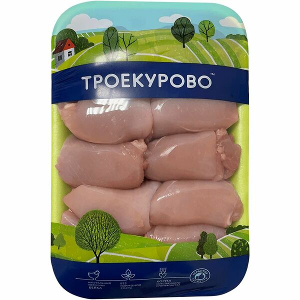 Филе бедра цыпленка Троекурово охлажденное вес