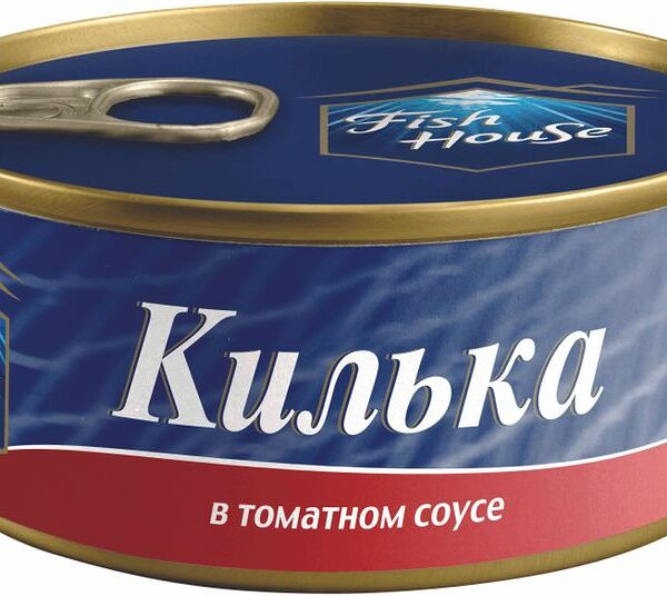 Килька Fish House в томатном соусе, 240 г