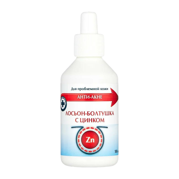 Лосьон-болтушка с цинком для проблемной кожи 100 мл