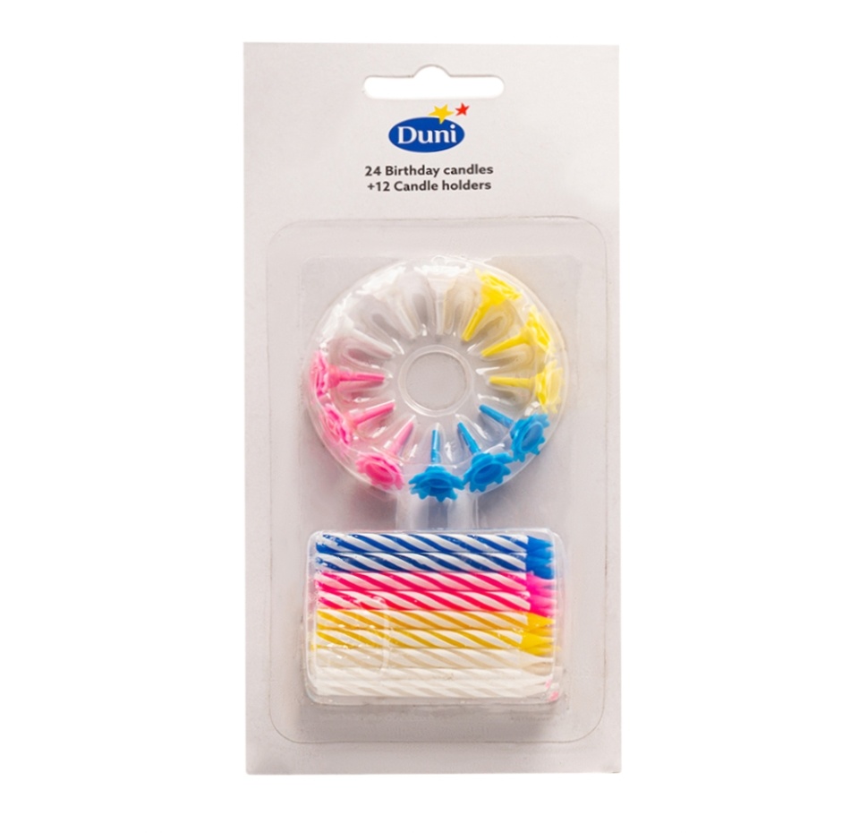 

Свечи в торт Duni 24 шт 1 уп Китай