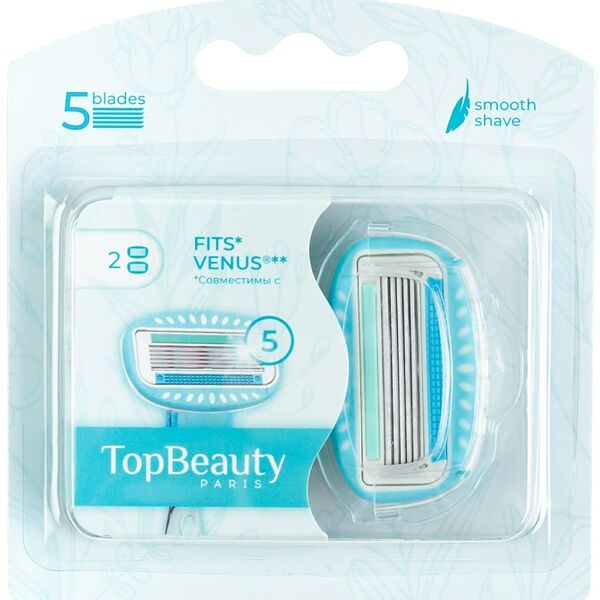 Кассеты для бритья TopBeauty Paris 2шт