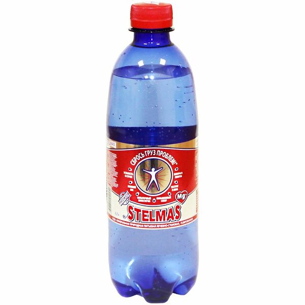 Вода Стэлмас MG+ минеральная природная питьевая лечебно-столовая газированная, 500мл