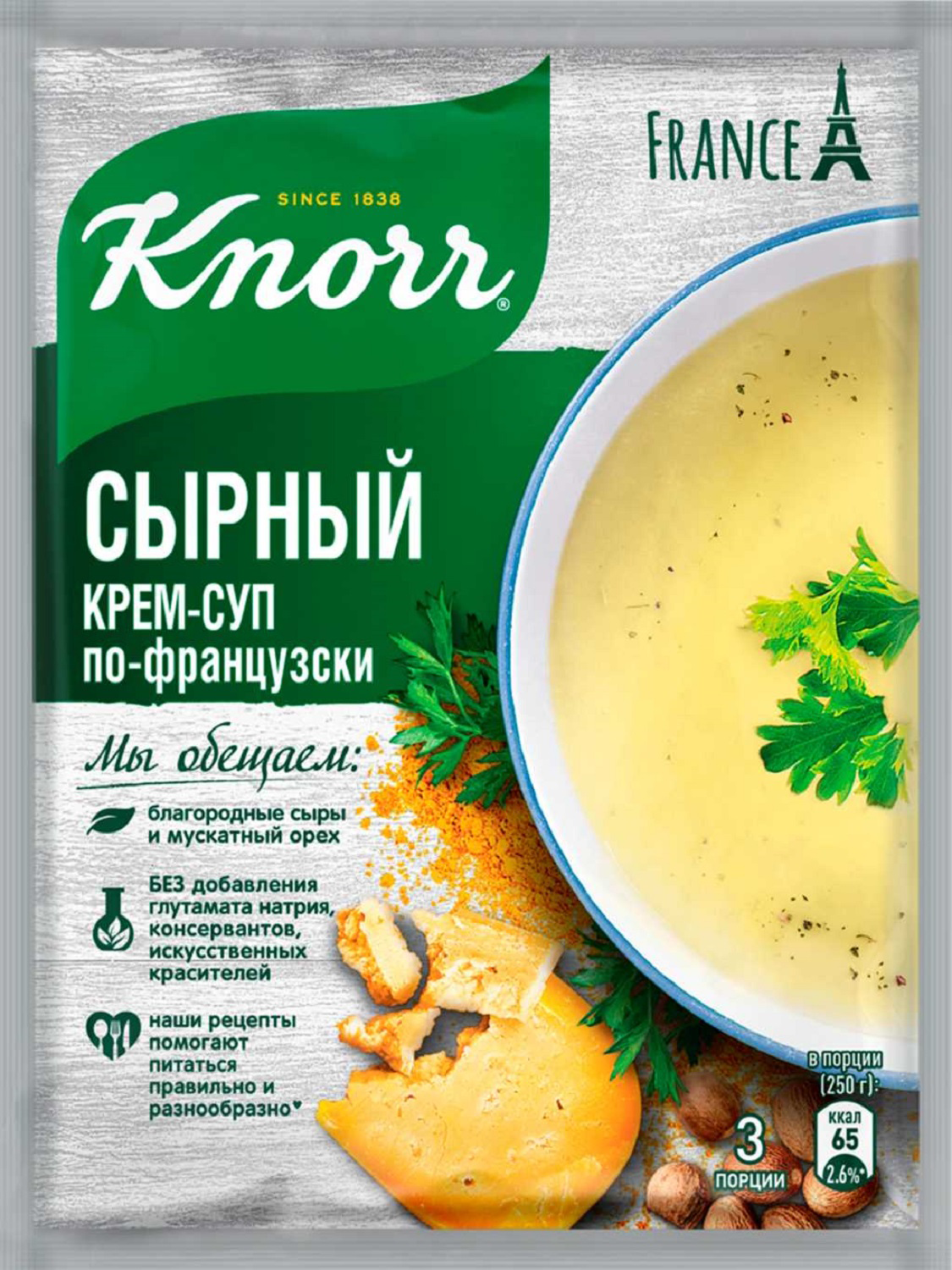 

Сухая смесь Knorr Сырный крем-суп по-французски