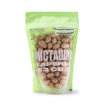 Орехи «Азбука вкуса» фисташки жареные без соли 150г, Россия