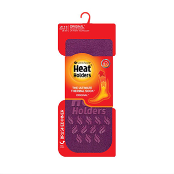 

Термоноски женские Heat Holders SLIPPER violet, Индонезия