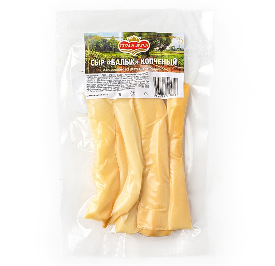 

Сыр Страна вкуса Балык копченый Россия 50 г
