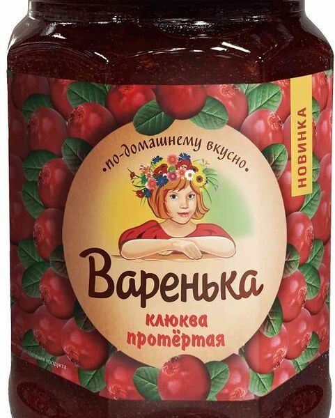 Клюква Варенька протертая 350г
