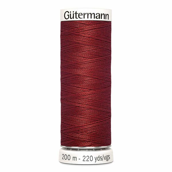 748277 Нить Sew-all для всех материалов, 200м, 100% п/э Gutermann(221 красно-терракотовый)