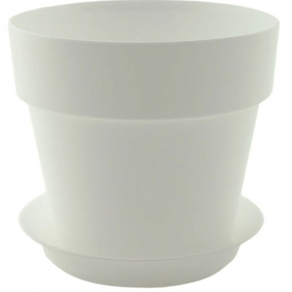 Горшок Протея белый Ø11х10 см
