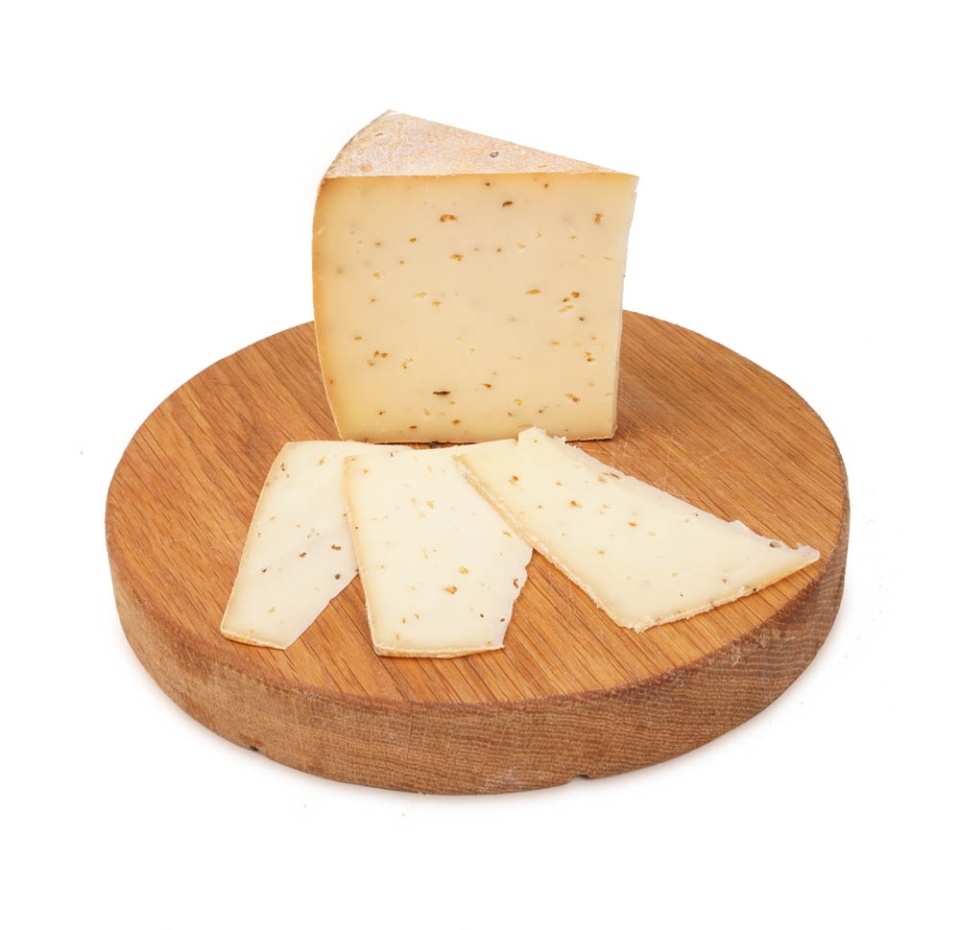 

Сыр Горный из Энтлебуха полутвердый с белыми грибами 53% вес