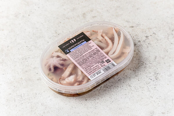 Коктейль из морепродуктов в маринаде