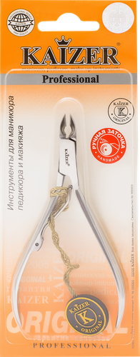 

Кусачки маникюрные Kaizer однопружинные заточенные