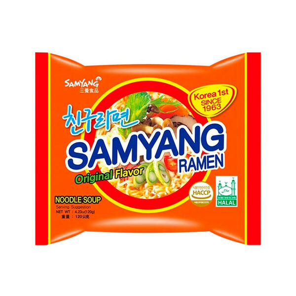 Лапша б\п Samyang Ramen со вкусом говядины, 120 г