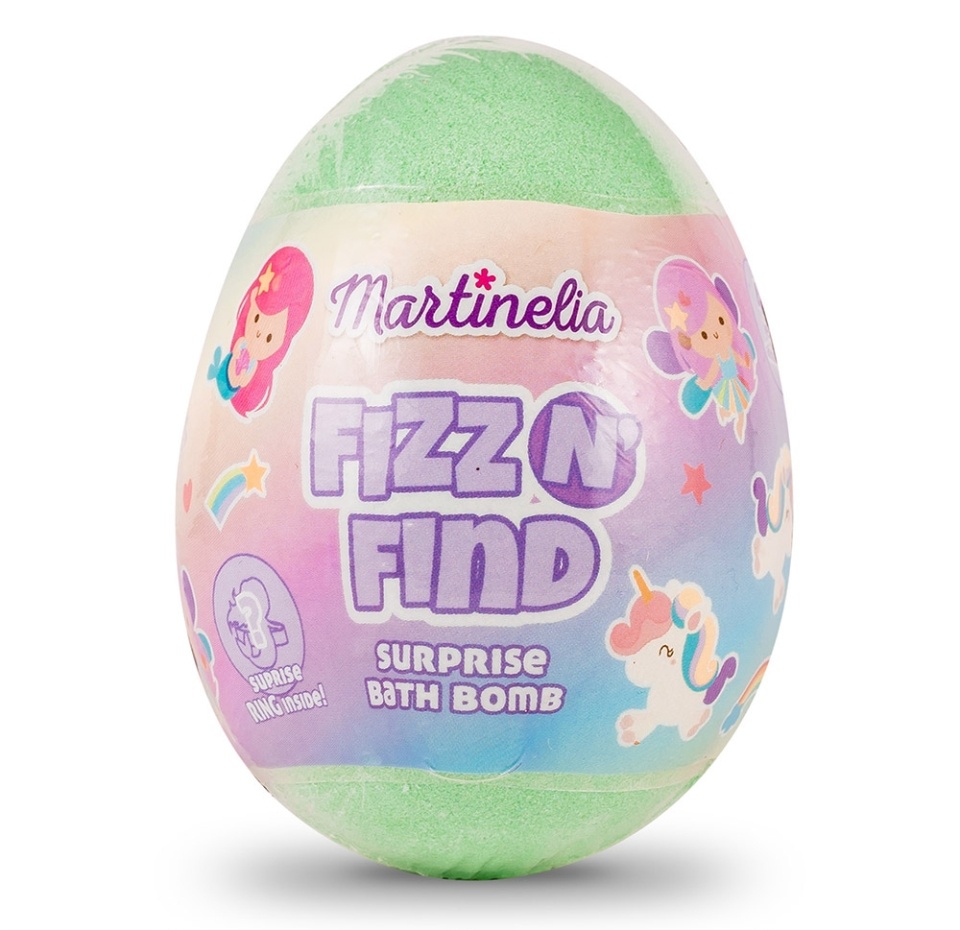 

Бомбочка для ванны Martinelia с сюрпризом зелёная 3+, 193 гр