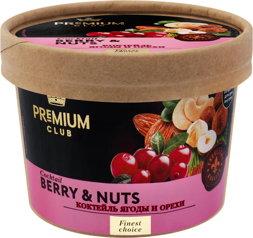 

Коктейль ягодно-ореховый Premium Club 150 г