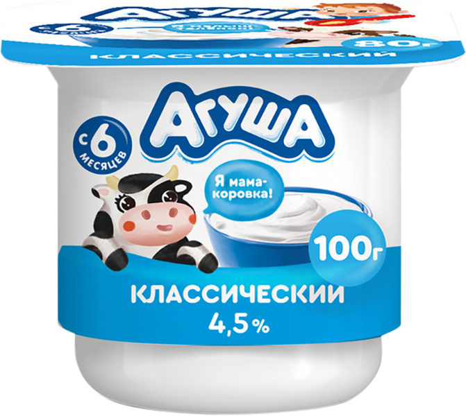 

Творог детский Агуша Классический 4.5%