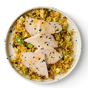 Индейка су-вид с булгуром и овощами, Азбука Life