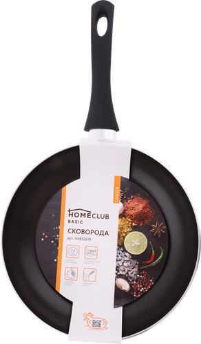 

Сковорода HOMECLUB Ginger 26см, штампованный алюминий, антипригарное покрытие, Арт. 44832619
