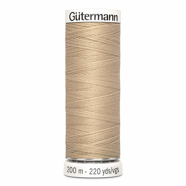 748277 Нить Sew-all для всех материалов, 200м, 100% п/э Gutermann(186 крем-брюле)