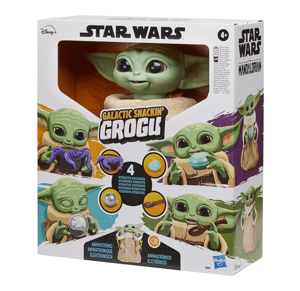 

Фигурка Galactic Snackin’ Mandalorian Grogu Малыш Йода Грогу F2849