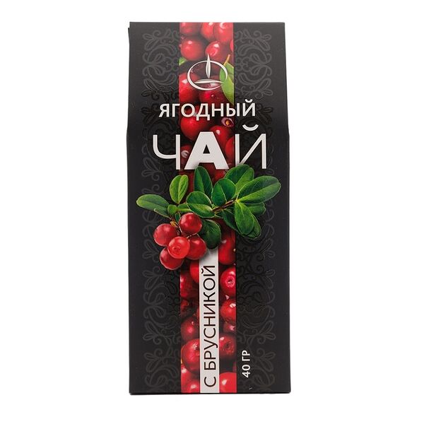 Напиток чайный травяной Емельяновская биофабрика с ягодами брусники 40г, Россия