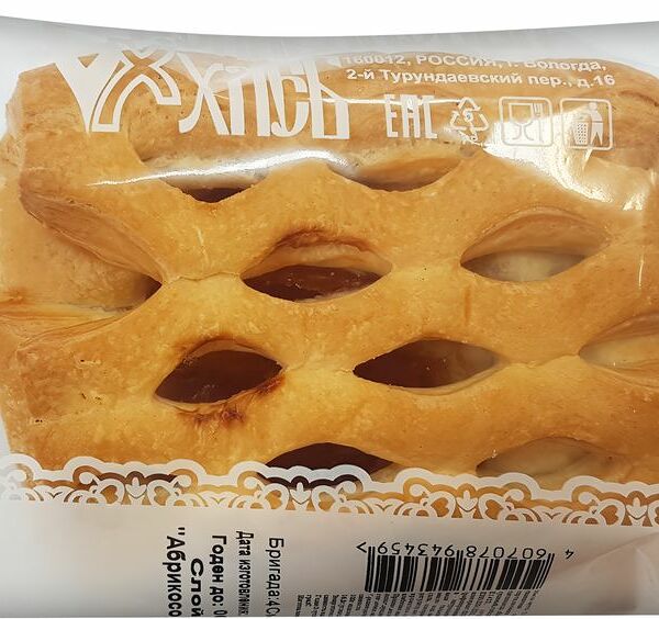 Слойка Славянский хлеб абрикосовый рай 100г