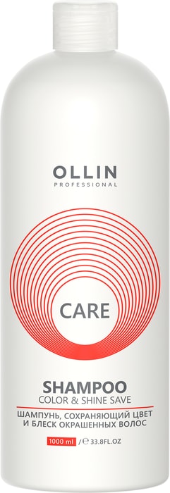 

Шампунь Ollin Professional Care Color & Shine save для окрашенных волос 1000 мл