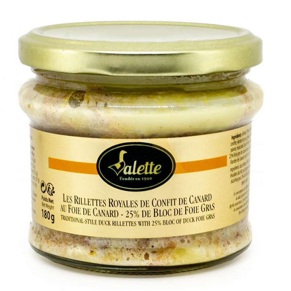 Рийет утиный с фуа-гра, Valette