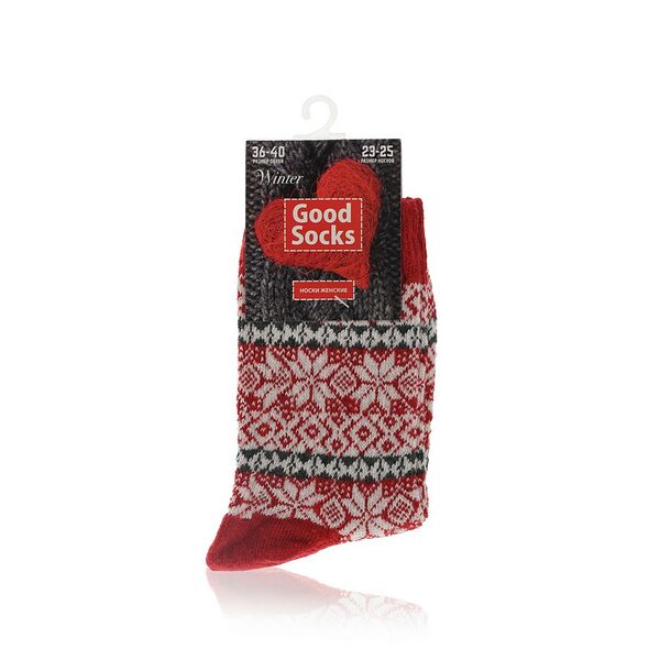 Женские носки Good Socks AW 19/6, WAT81266-11 Скандинавия, с шерстью, 23-25 р.