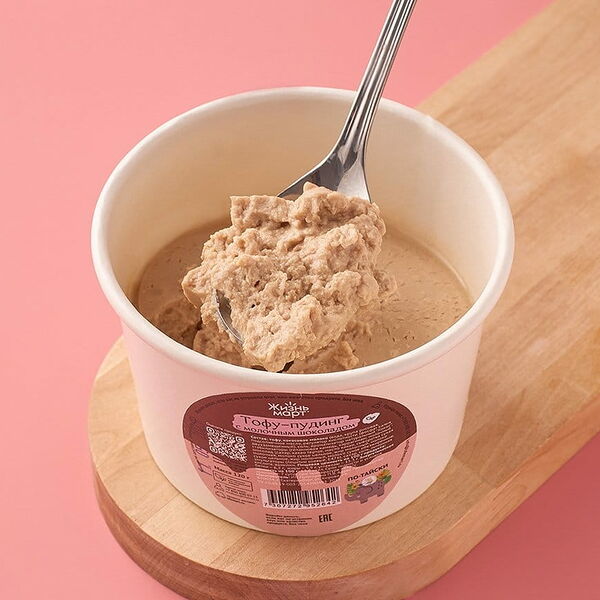 Тофу-пудинг с молочным шоколадом