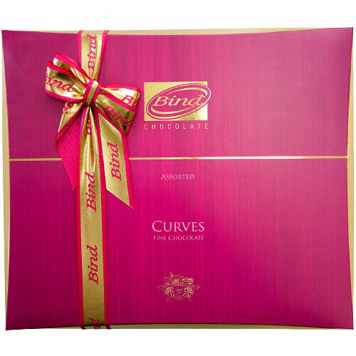 Набор шоколадных конфет Bind Chocolate Ассорти Эксклюзив в розовой упаковке
