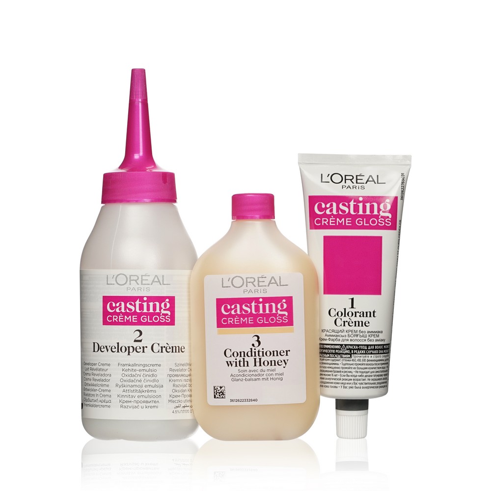 

L'Oreal Paris Стойкая краска-уход для волос "Casting Creme Gloss" без аммиака, оттенок 618, Ванильный Мокко 180 мл