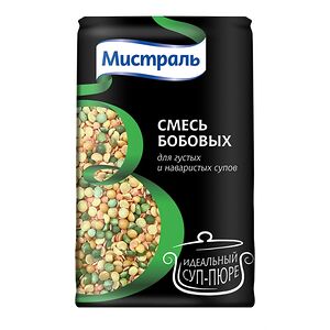 Смесь бобовых для супов Мистраль для супов 500г