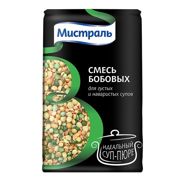 Смесь бобовых для супов Мистраль для супов 500г