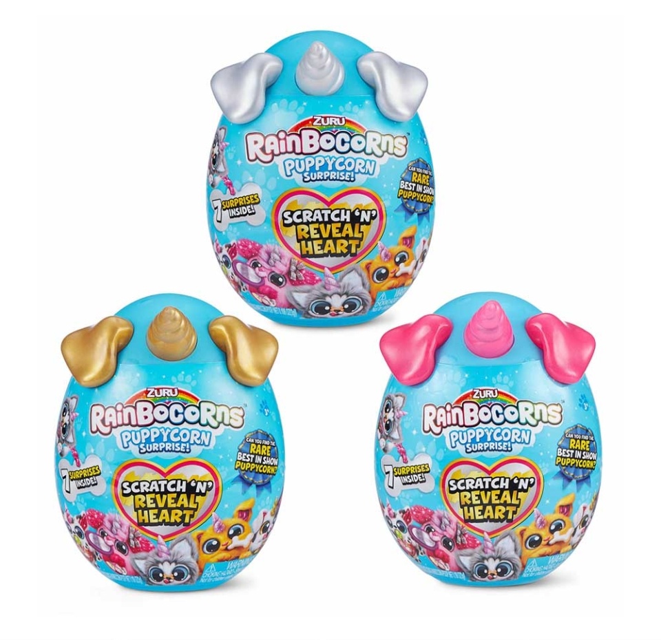 

Игрушка Zuru RainBocoRns плюш-сюрприз Puppycorn мини в яйце, 1шт, в ассортименте