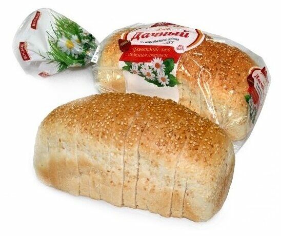 Хлеб Восход Дачный пшеничный в нарезке, с кунжутом