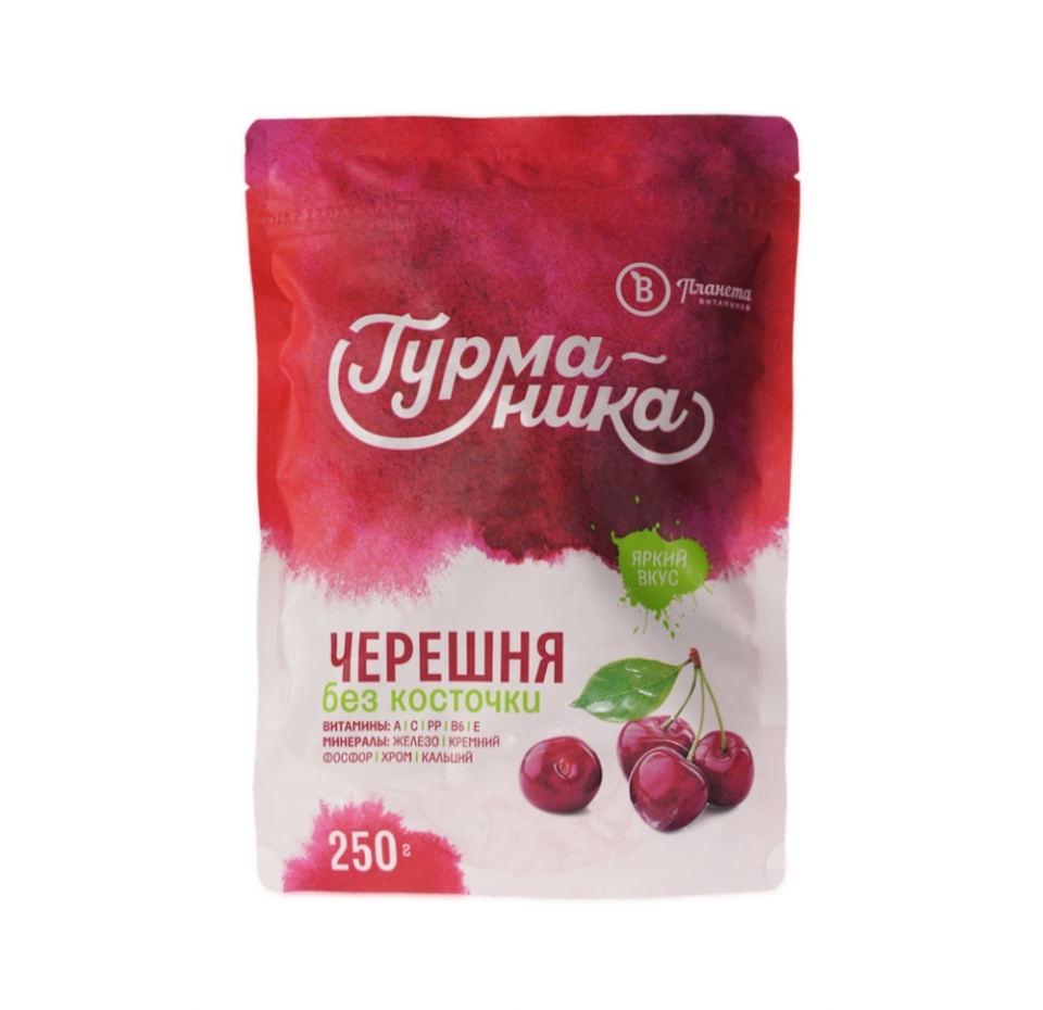 

Черешня Планета Витаминов Гурманика без косточек быстрозамороженная 250 г