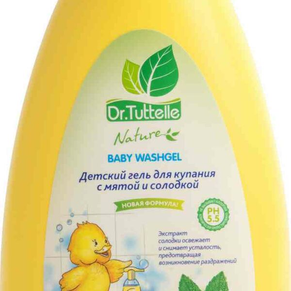 Гель для купания детский Dr. Tuttelle Мята и солодка 0+