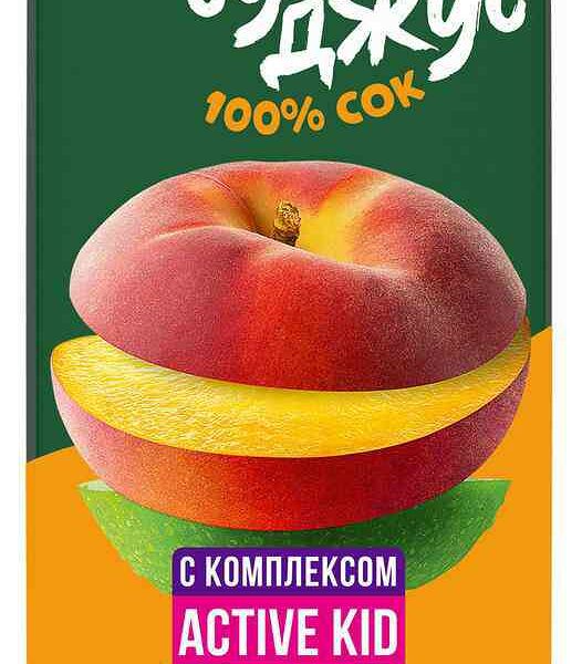 Нектар Добрый персик, яблоко 0.2 л